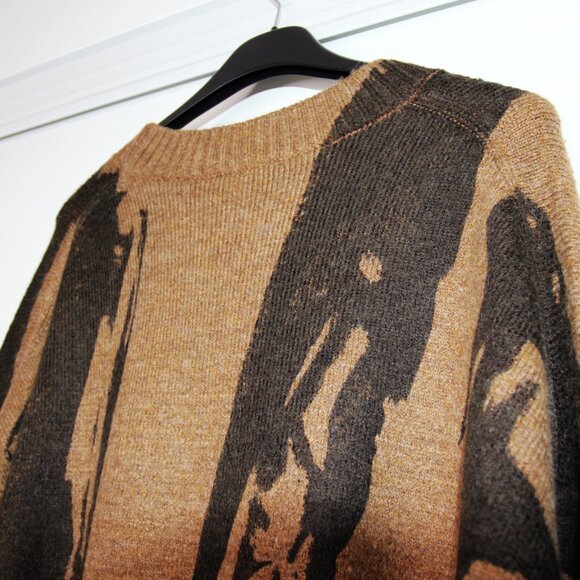 BNWT AW21 KENZO PLEAT CAMO SWEATER DRESS S - Picture 5 of 13